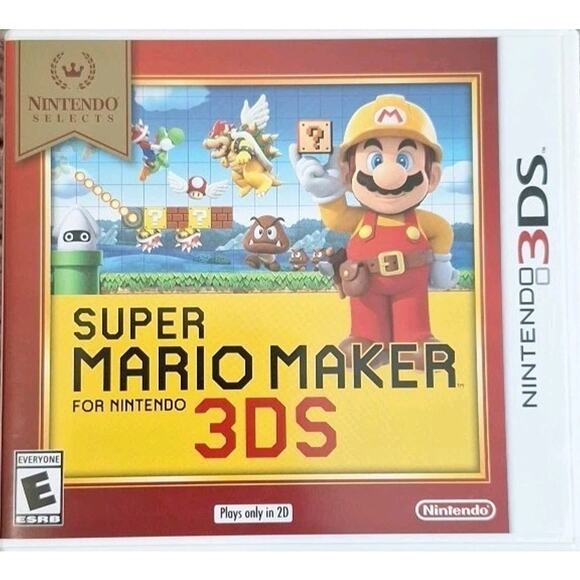 Super Mario Maker Nintendo 3DS (2016) Selects Edition CIB Tested & Working - Picture 1 of 4